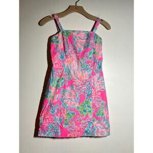 Lilly Pulitzer EUC Prosecco Pink Seaing Things Lawless Romper Size 00
